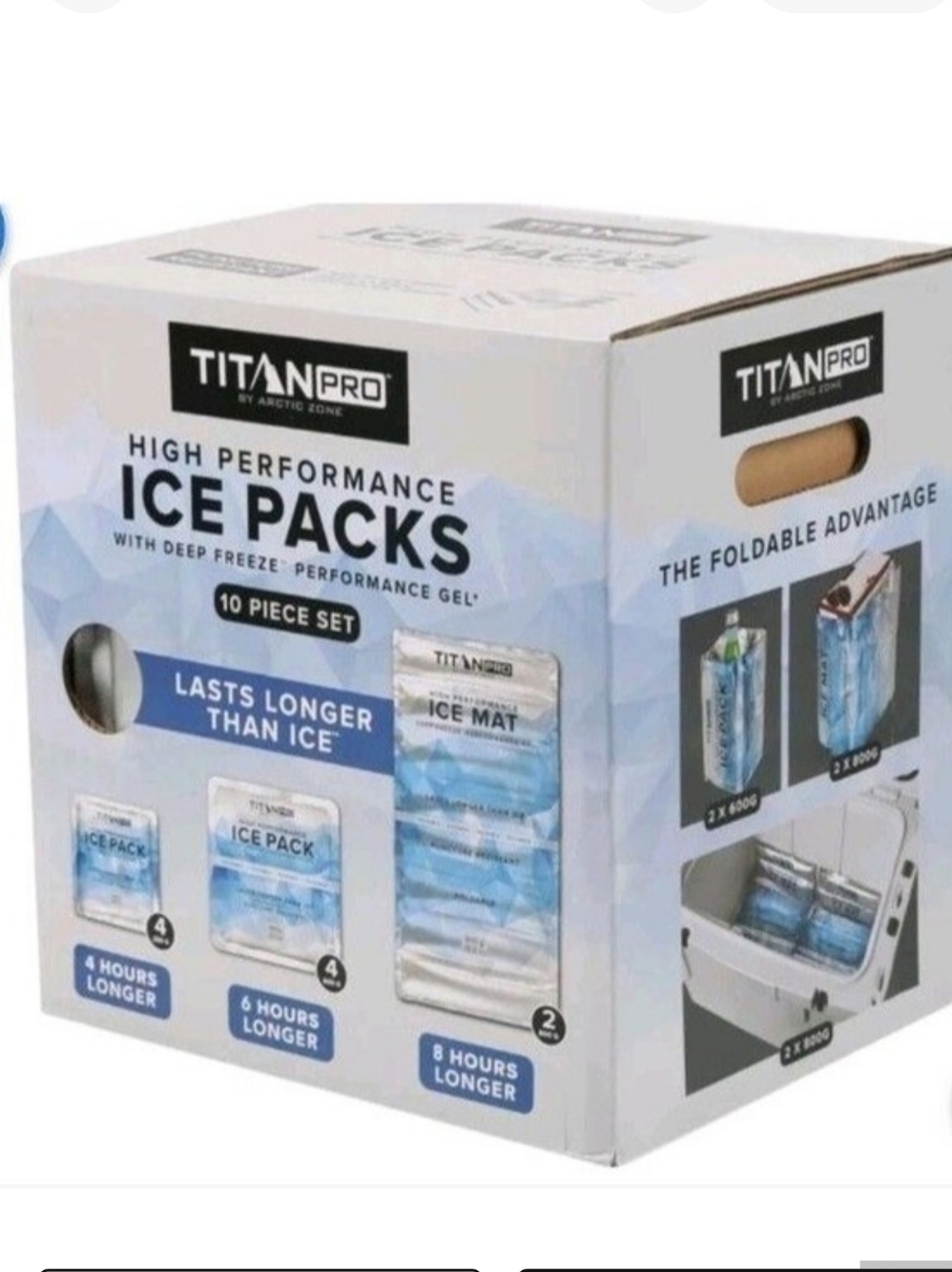 Titan PRO by Arctic Zone High Performance 10-piece Ice PackNew